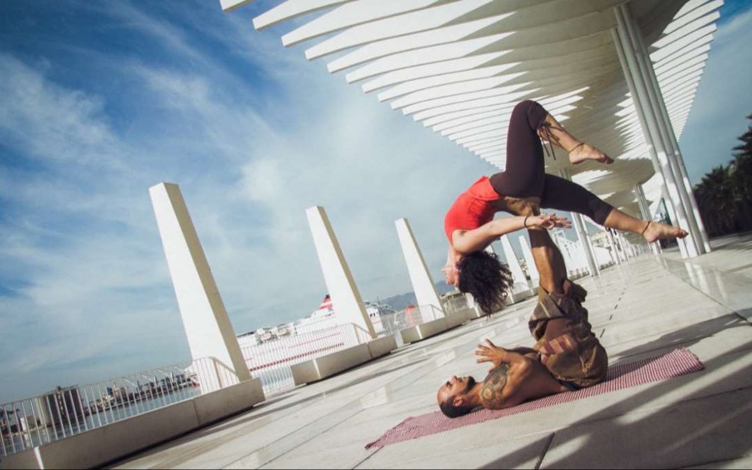 Yoga en el Deporte en la Feria. Organizado por el Ayto. de Málaga y el IAYoga 5 de agosto, Muelle Uno