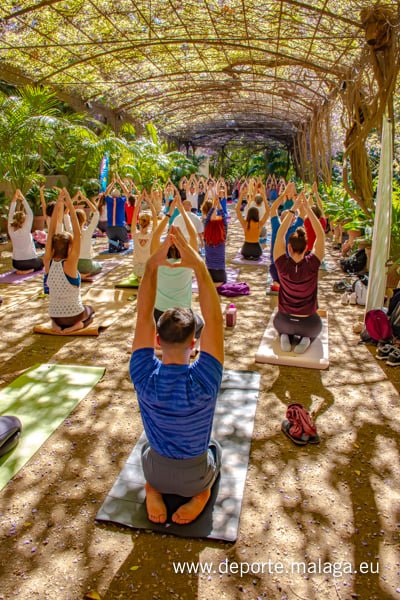 (Vídeo y fotos) Gracias por vuestra participación en Yoga en el Jardín, 9 de abril 2022 Jardín Botánico de Málaga