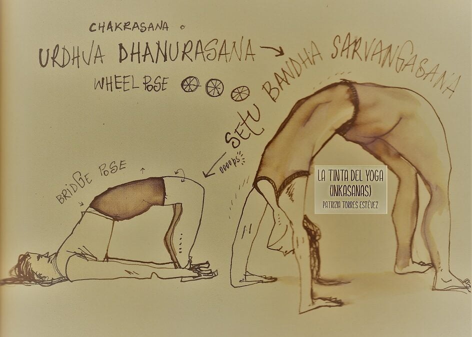 🖌️”La tinta del yoga (Inkasanas)” Dibujos de yoga de nuestra compañera Patrizia Torres Estévez