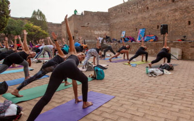 (Fotos) Gracias por vuestra participación en Yoga es cultura II. 22 de octubre. Yoga al aire libre en el Castillo de Gibralfaro.