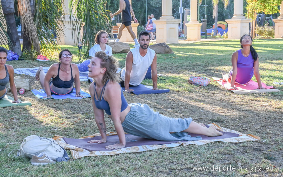 📷(Fotos) Gracias por vuestra participación en “Yoga en el Verano Deportivo 23”, 3 de agosto, Parque de Huelin de Málaga