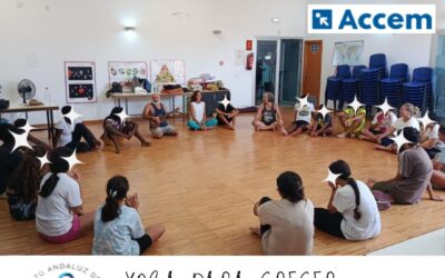 Talleres de Yoga Infantil, Juvenil y Adolescente para ACCEM, dentro del programa de actividades de carácter social de IAYoga.