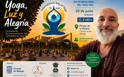 Yoga, Luz y Alegría, Sábado, 20 de junio, a las 21:00 h, con Rafael Medina Calderón, Día Internacional del Yoga 2026