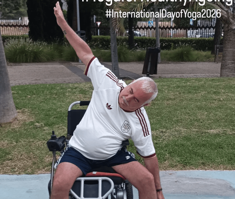 📷 (Fotos) Gracias por vuestra hermosa participación en “Yoga, luz y alegría”, sesión al aire libre con motivo del Día Internacional del Yoga y del solsticio de verano. Parque de la Alegría, Ciudad Jardín. 20 de junio de 2026.
